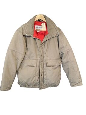 Field & Stream Down Coat Men’s L Tan Gordon & Ferguson  Full Zip & Snap VTG